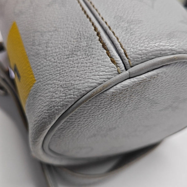 CHALK Monogram Coated Canvas Gray