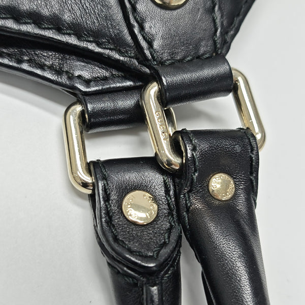 Sukey Monogram Calfskin Black