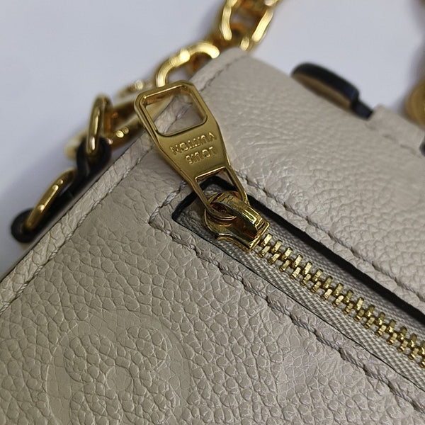 MÉTIS EAST WEST Monogram Calfskin Beige