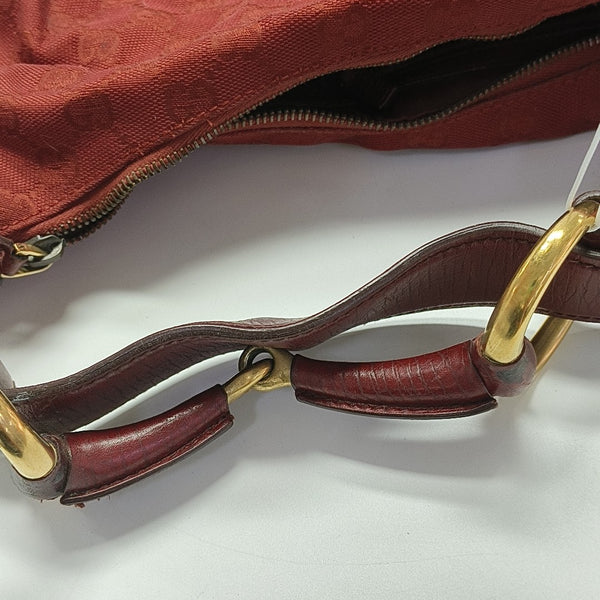 Monogram Canvas Top Handle Bag Red
