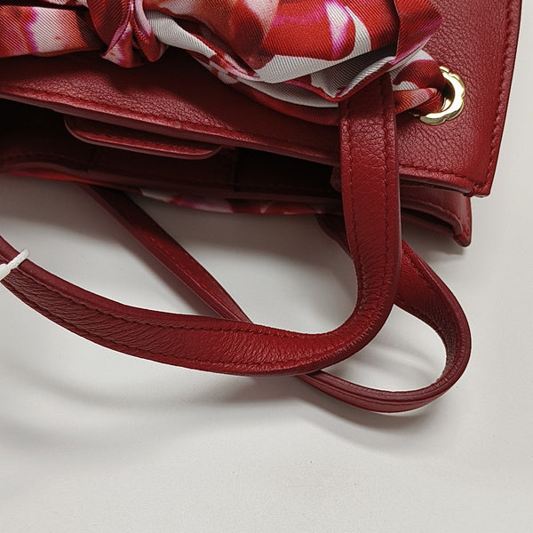 Calfskin Tote Bag Red