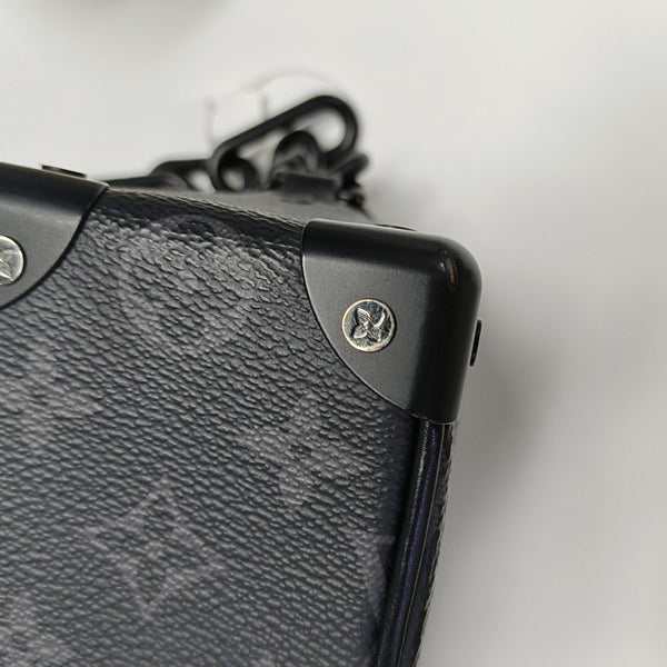 SOFT TRUNK Mini Monogram Coated Canvas Black
