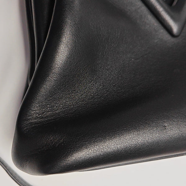Point Small Calfskin Black