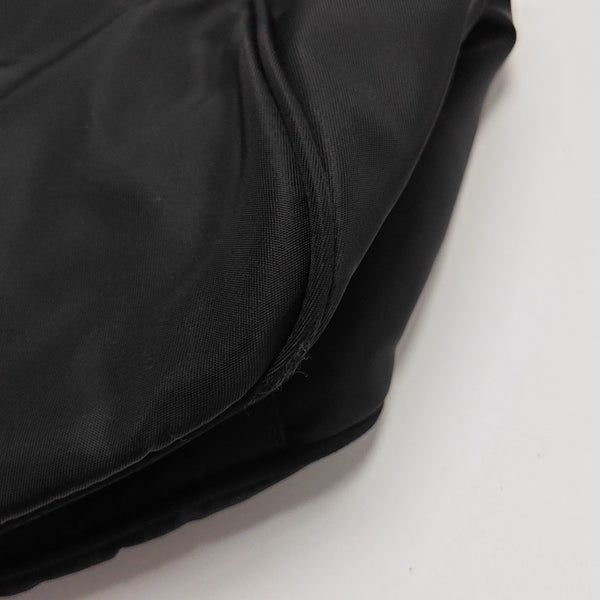 Nylon Top Handle Bag Black