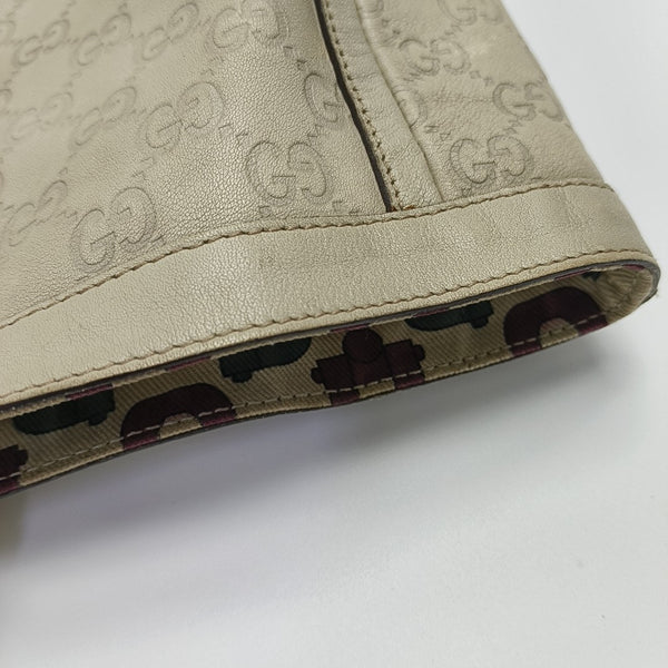Monogram Calfskin Tote Bag Beige