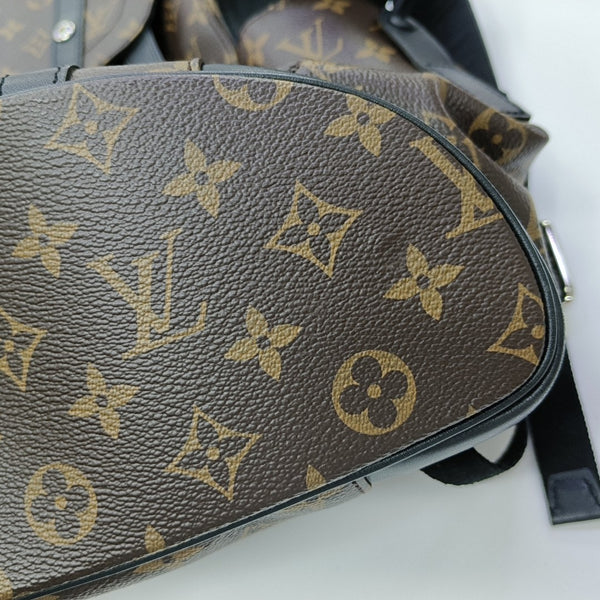 CHRISTOPHER MM Monogram Coated Canvas Brown