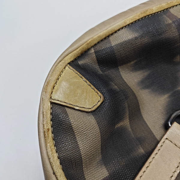 Coated Canvas Beige