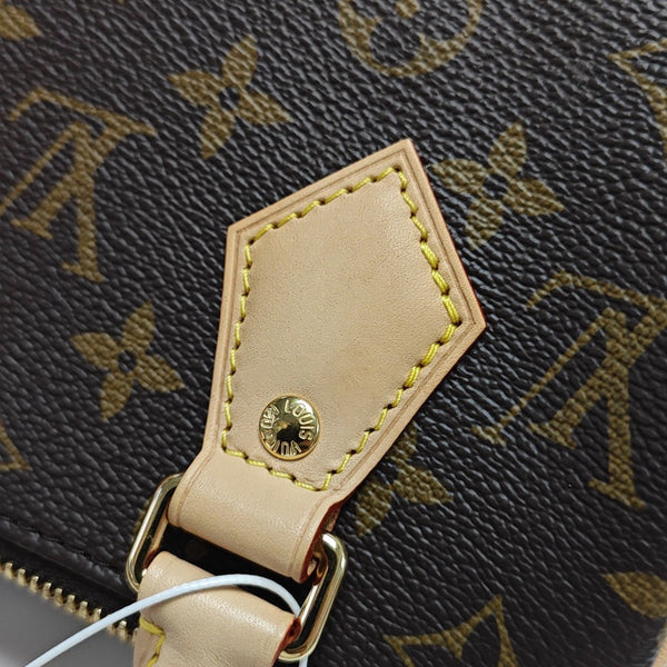 SPEEDY 20 Monogram Coated Canvas Brown