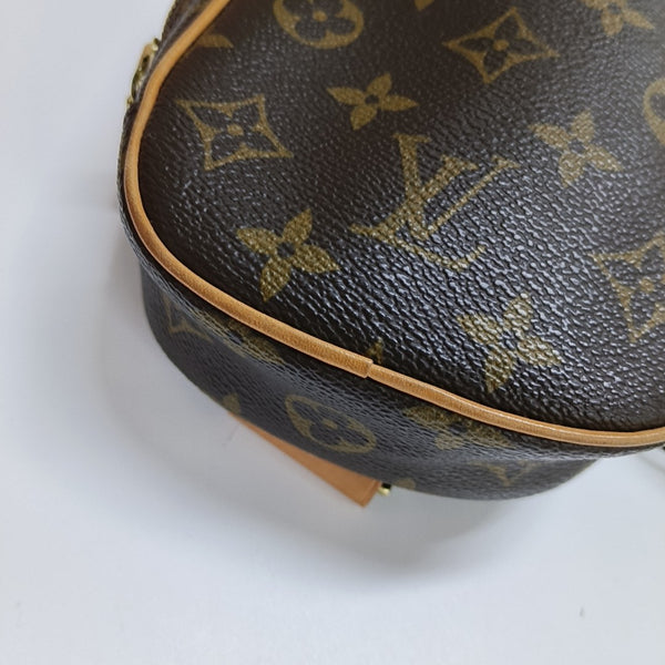 GANGE Monogram Coated Canvas Brown