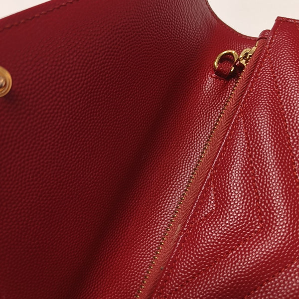 MONOGRAM WOC Quilted Calfskin Red