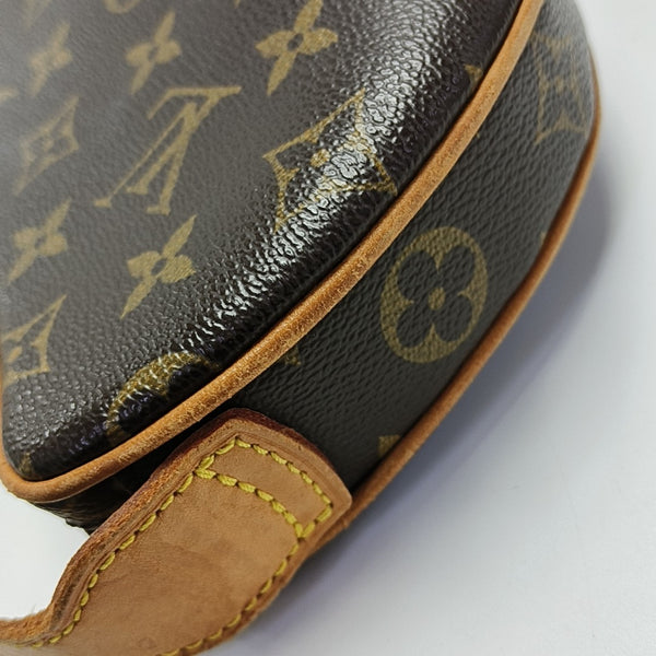 CROISSANT PM Monogram Coated Canvas Brown