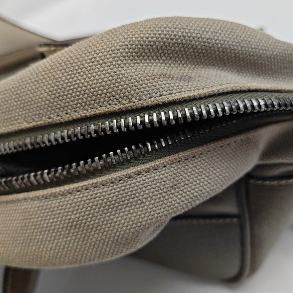Canvas Top Handle Bag Gray