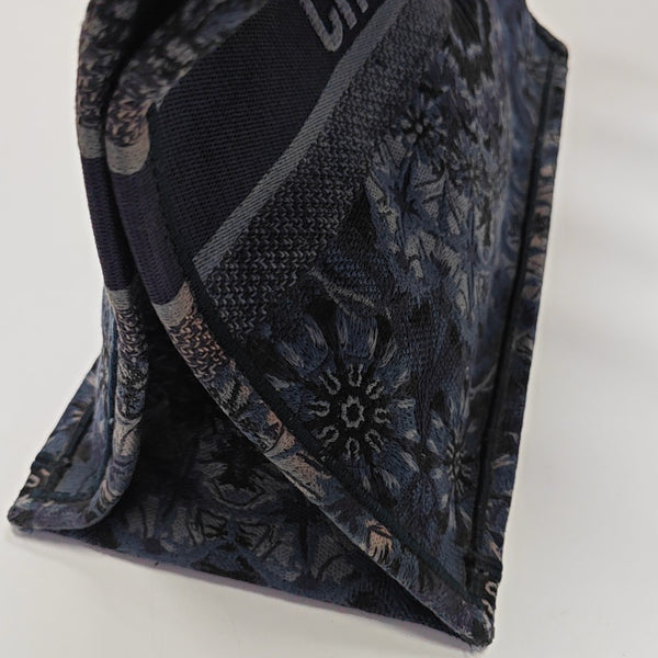 Book Tote Large Canvas Blue