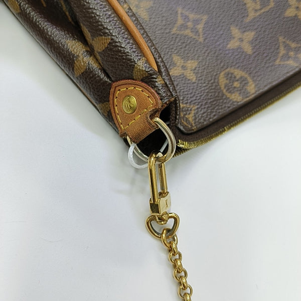 EVA Monogram Coated Canvas Brown