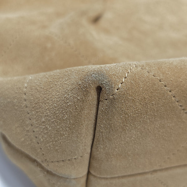HOBO Quilted Suede Beige