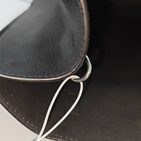 Leather Tote Bag Black