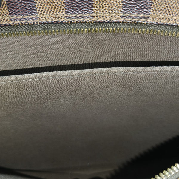 SHELTON MM Damier Ebene Coated Canvas Brown