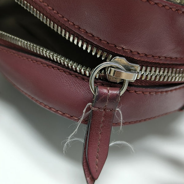 Monogram Coated Canvas Crossbody Bag Brown