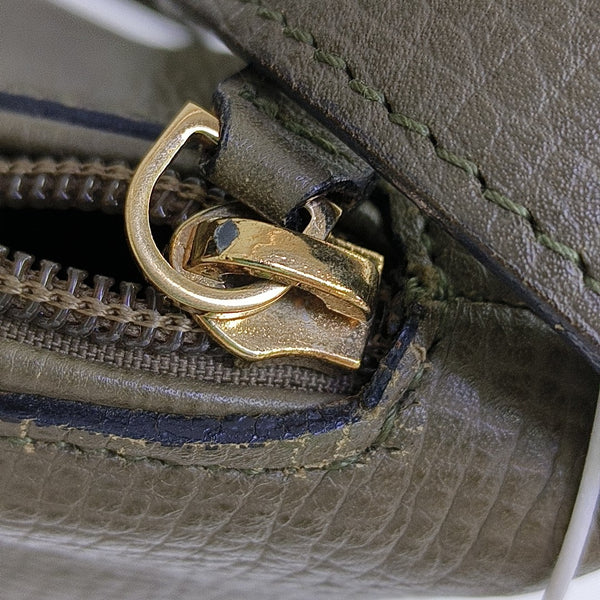 T Messenger Calfskin Green