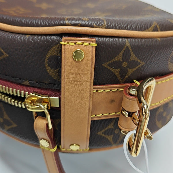 BOITE CHAPEAU PM Monogram Coated Canvas Brown
