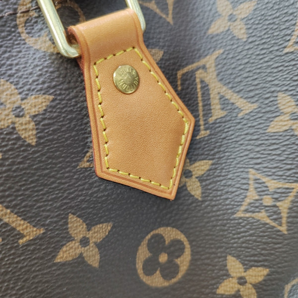 SPEEDY 25 Monogram Coated Canvas Brown