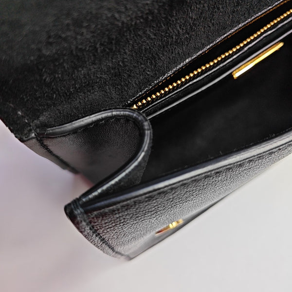 Miu Lady Calfskin Black
