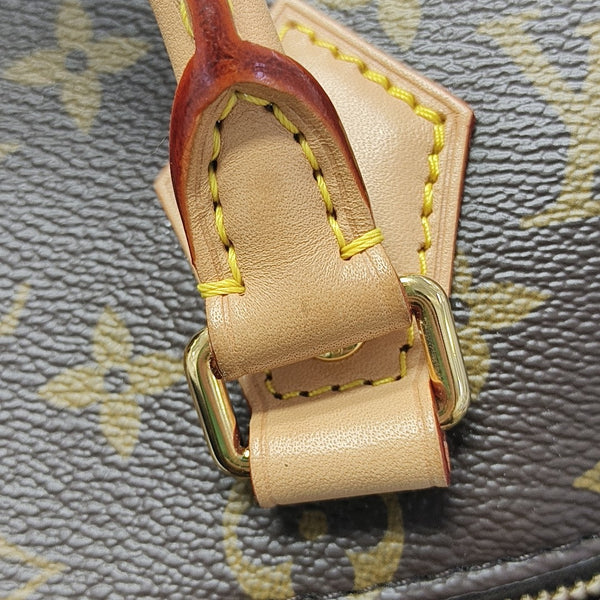 SPEEDY 20 Monogram Coated Canvas Brown