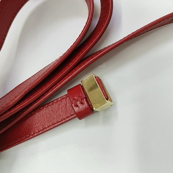Gancio Small Calfskin Red