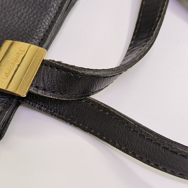 Calfskin Shoulder Bag Black