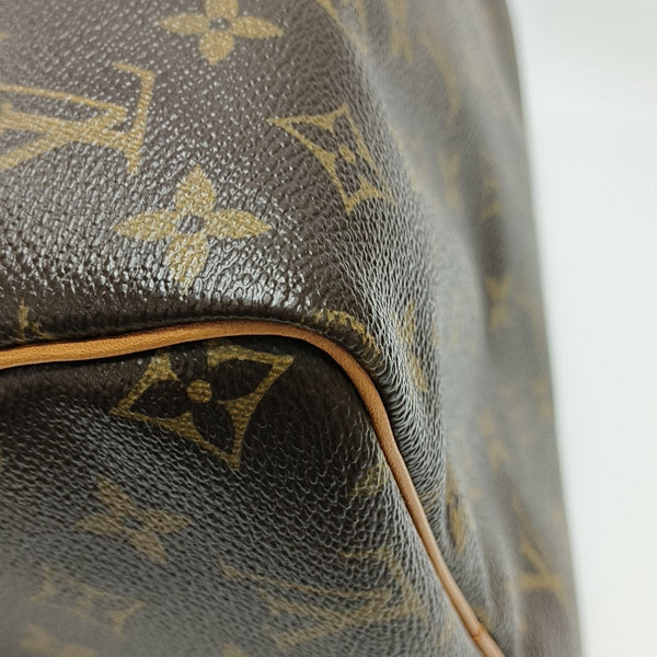 SPEEDY 30 Monogram Coated Canvas Brown