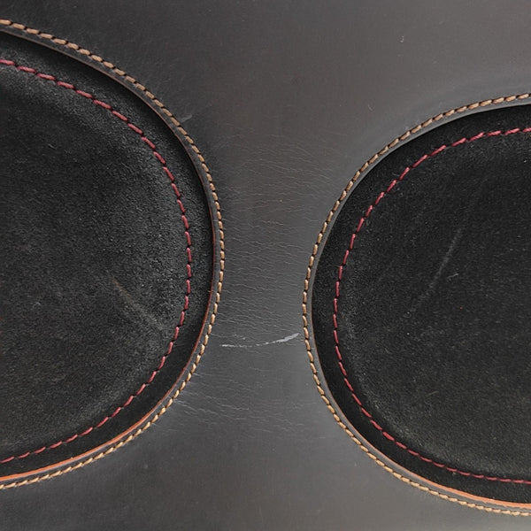 Calfskin Top Handle Bag Black