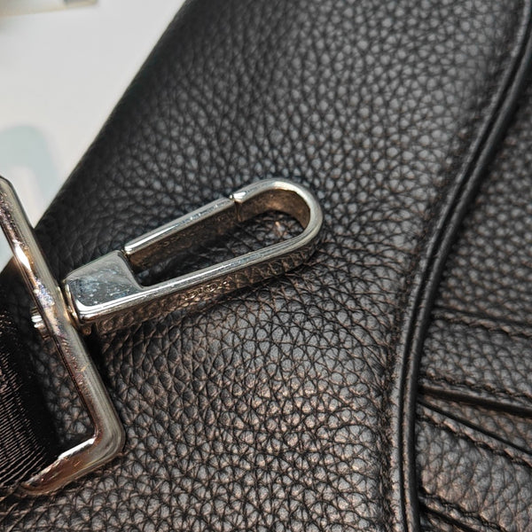 Saddle Mini Calfskin Black