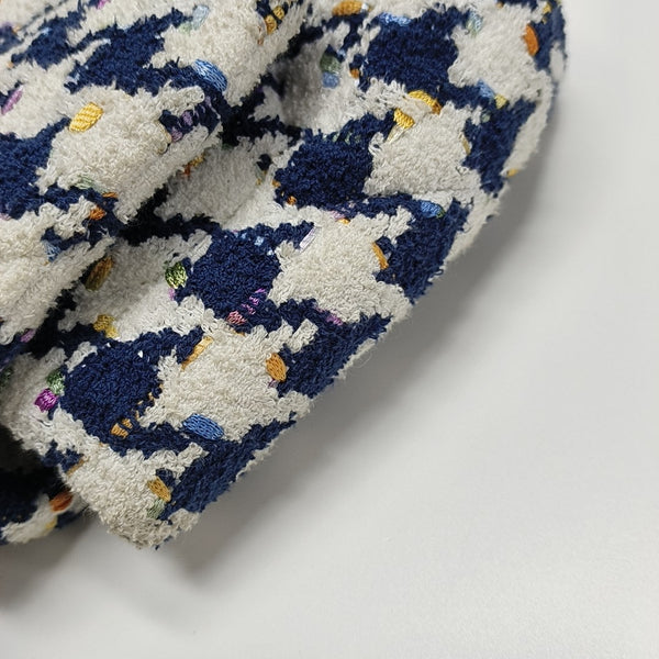 CHANEL 19 Large Quilted Fabric White