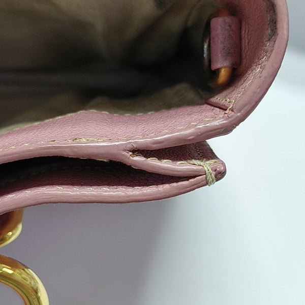 Calfskin Shoulder Bag Pink
