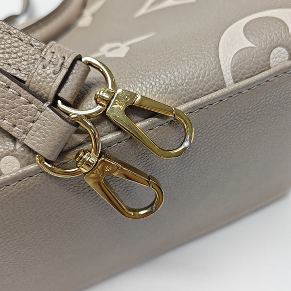 PALAIS PM Monogram Calfskin Gray