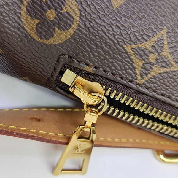 BUMBAG Monogram Coated Canvas Brown