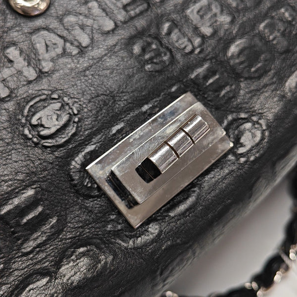 2.55 Calfskin Black