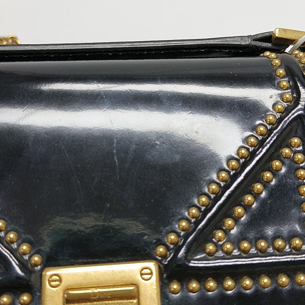 Diorama Cannage Calfskin Black