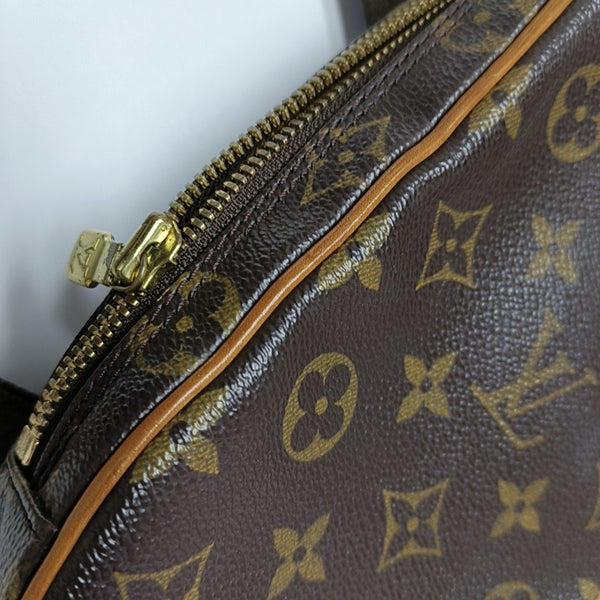 GANGE Monogram Coated Canvas Brown