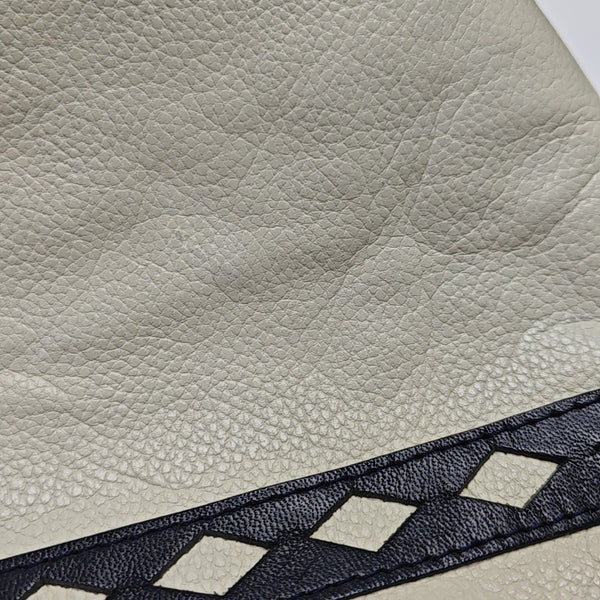 Calfskin Top Handle Bag White