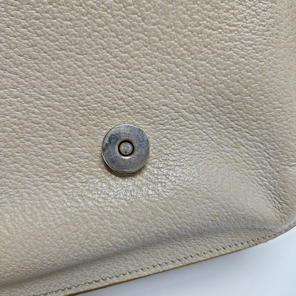 Calfskin Shoulder Bag Beige