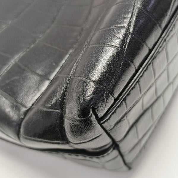 Calfskin Shoulder Bag Black