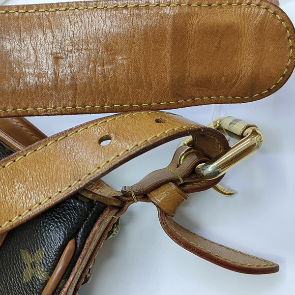 HUDSON GM Monogram Coated Canvas Brown