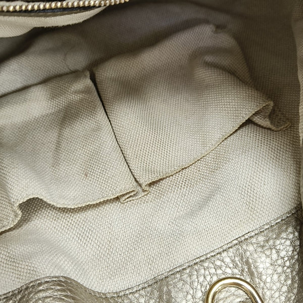 Soho Large Calfskin Beige
