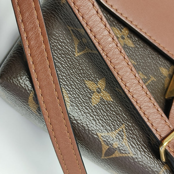 LOCKY BB Monogram Coated Canvas Brown