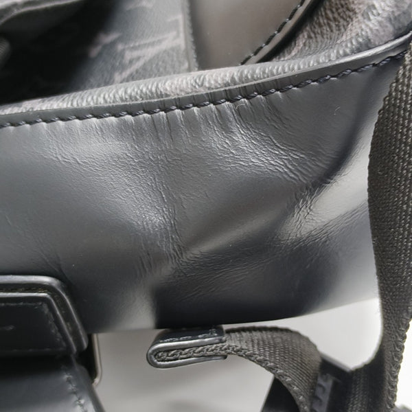 VOYAGER PM Monogram Coated Canvas Black