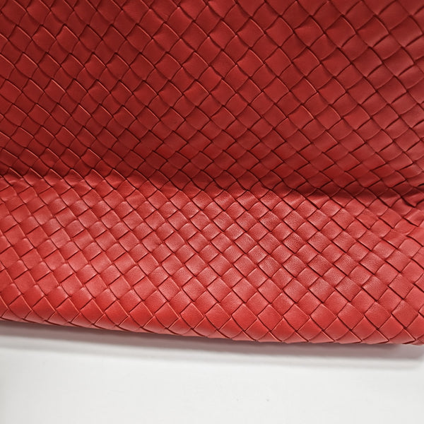 Lambskin Tote Bag Red