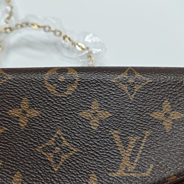 FÉLICIE Monogram Coated Canvas Brown