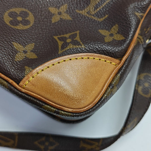 AMAZON Monogram Coated Canvas Brown