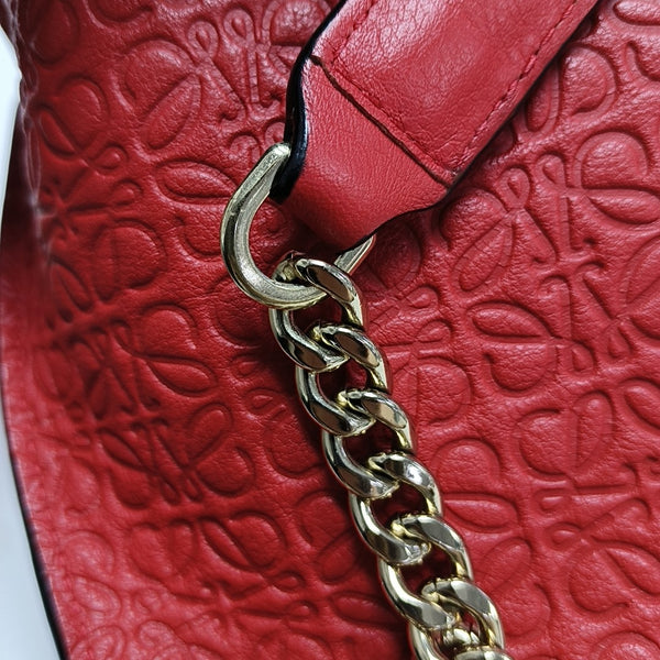 Avenue Monogram Calfskin Red